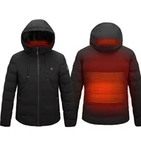 

Wholesale Custom Winter Man Heated Coat Slim Fit Thermal Winter Ski Hunting Battery Heated Jacket Coats