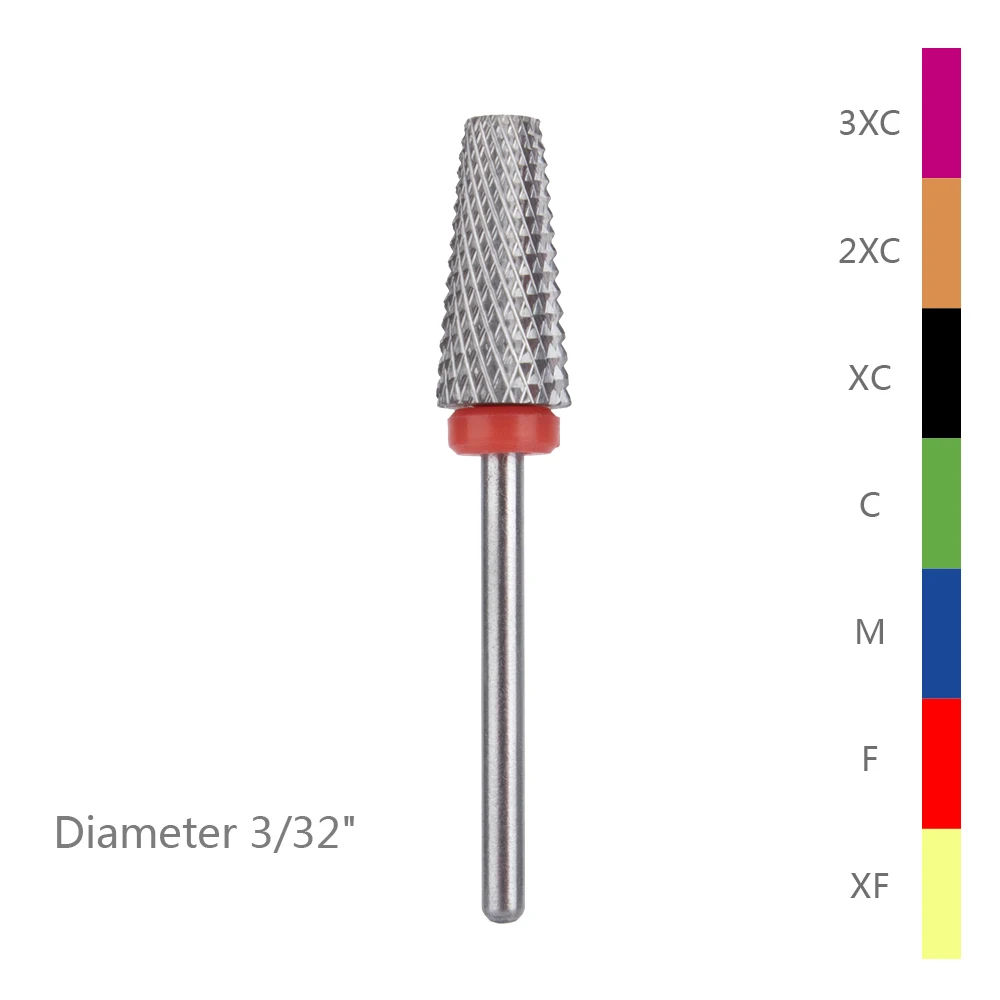 

Tungsten Carbide Diamond Ceramic Acrylic Nail Drill Bits Remove Acrylic Nails Gel Polish, Gold;blue;silver;black;rose gold;purple;rainbow