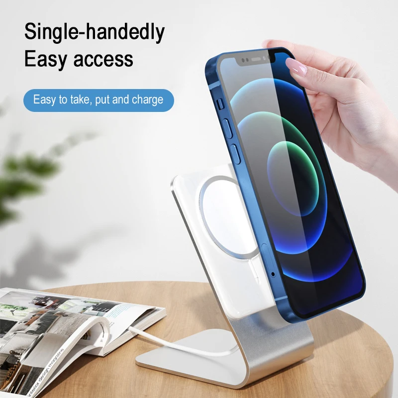 

2020 Hot Selling for Magsafe charger holder mobile phone stand mobile stand holder phone for Smart Phone 12 6s plus 12 11 pro
