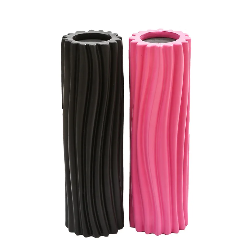 

Curved foam roller muscle relaxation massage stick fitness Pilates EVA yoga column, Pink