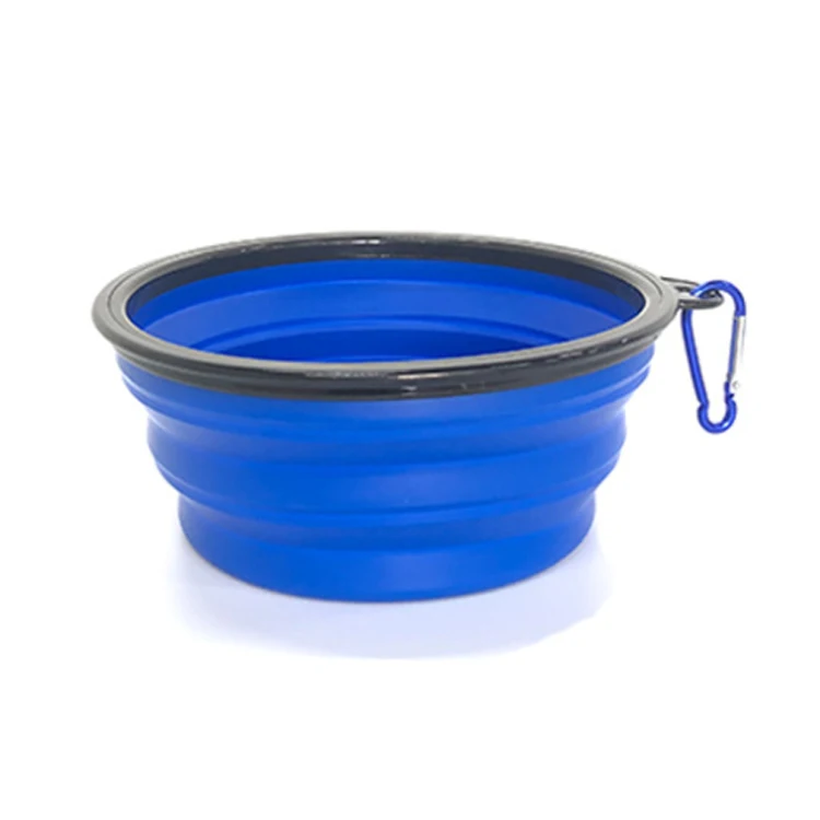 

2020 Amazon Non Slip Waterproof Pet Bowl Trays Food Container Silicone Pet Feeding, Multiple colors to choose