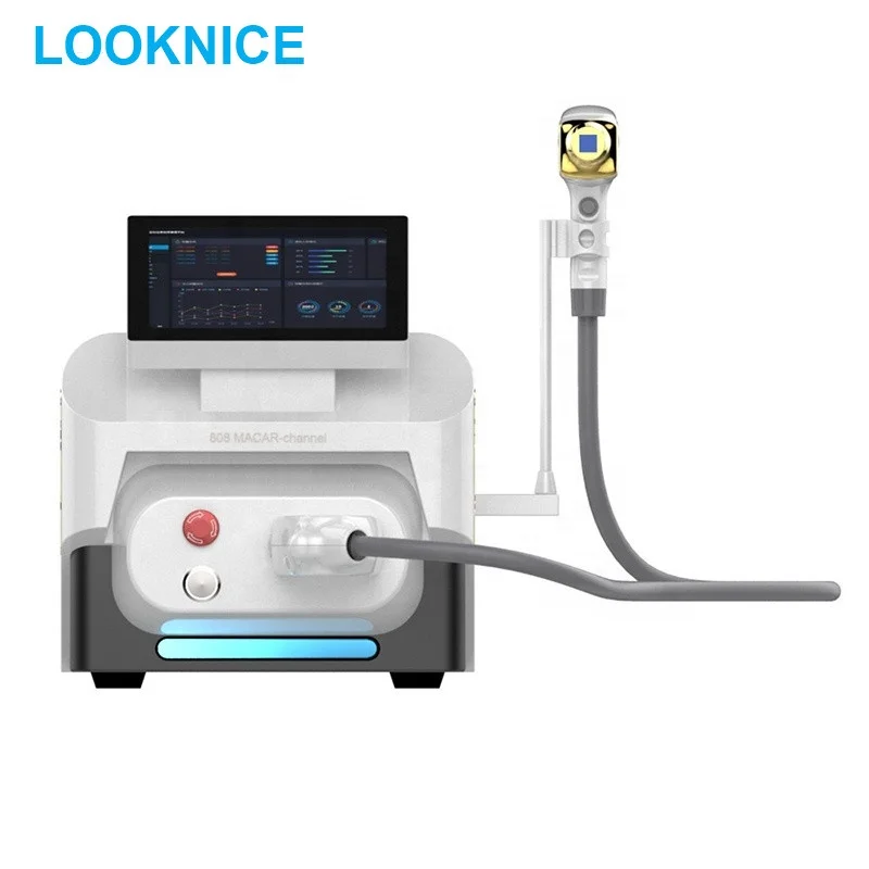 

trending products 2021 new arrivals portable 808nm laser hair removal machine with macro channel 808 diode laser handle