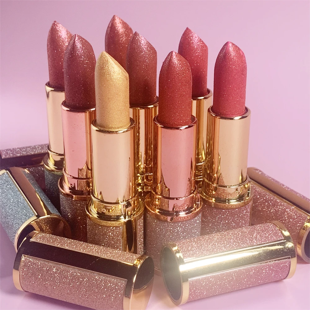 

Low MOQ High Pigment Cruelty Free Traditional Lip Stick For Women Yellow Gold Rebrand Moisture Non Dry Superstay Mattee Lipstick