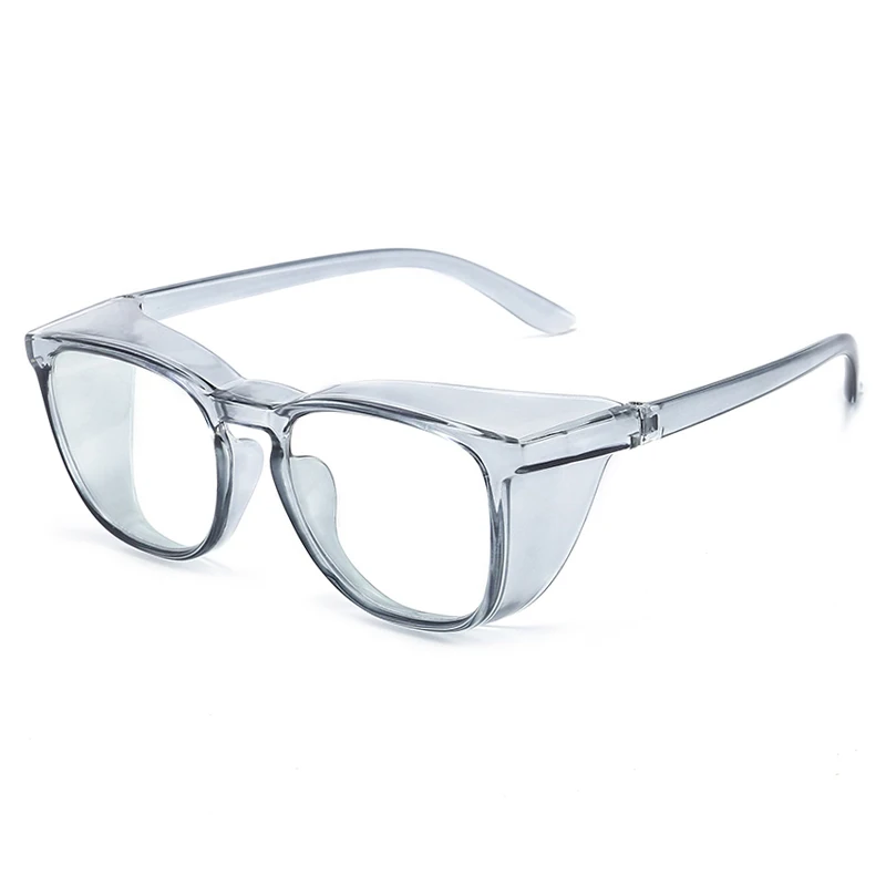 

Factory Wholesale Side Protection Transparent TR90 Anti-Fog Blue Light Blocking Glasses for Eye Protection