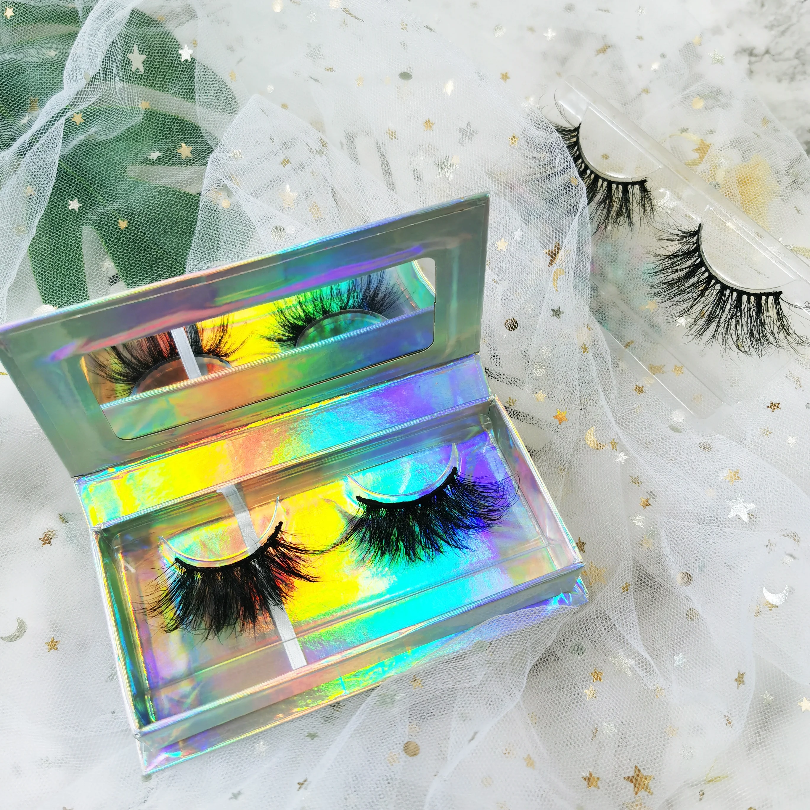 

wholesale premium individual 25mm 3D mink lashes with custom packaging lashes 3D mink wholesale vendor