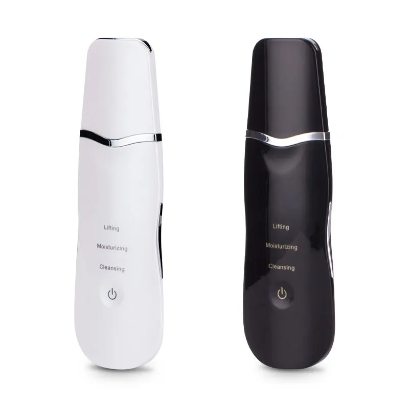 

2021 professional salon portable beauty personal care facial ultrasonic dead skin scrubber, White ,black