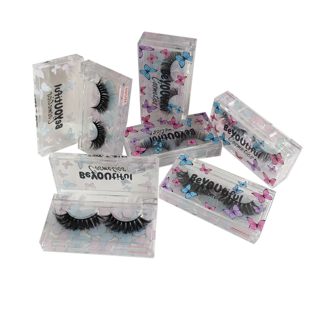 

eyelash butterfly packaging pull out lash box backwood lashbox butterfly lash