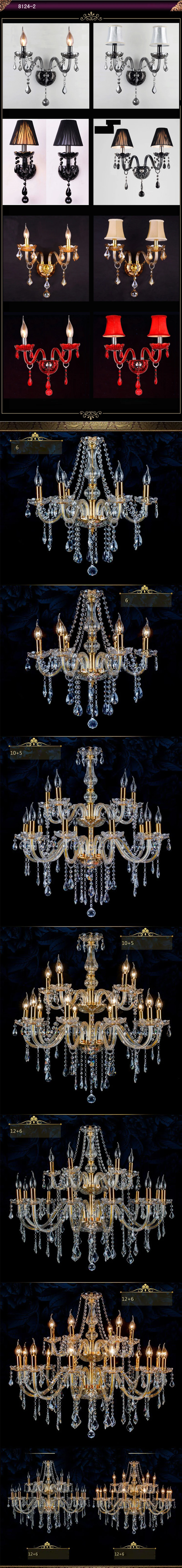 Classic indoor modern hotel lobby amber crystal chandelier pendant indoor light