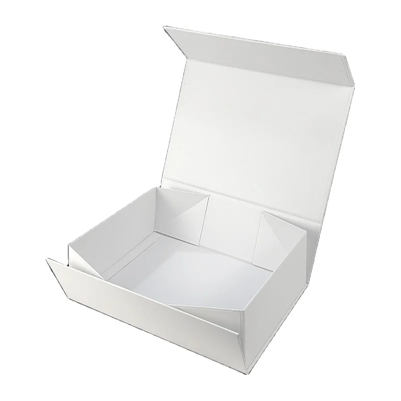 Custom Luxury Large Rigid Cardboard Shoe Box with Magnetic Closure and Matt Lamination
