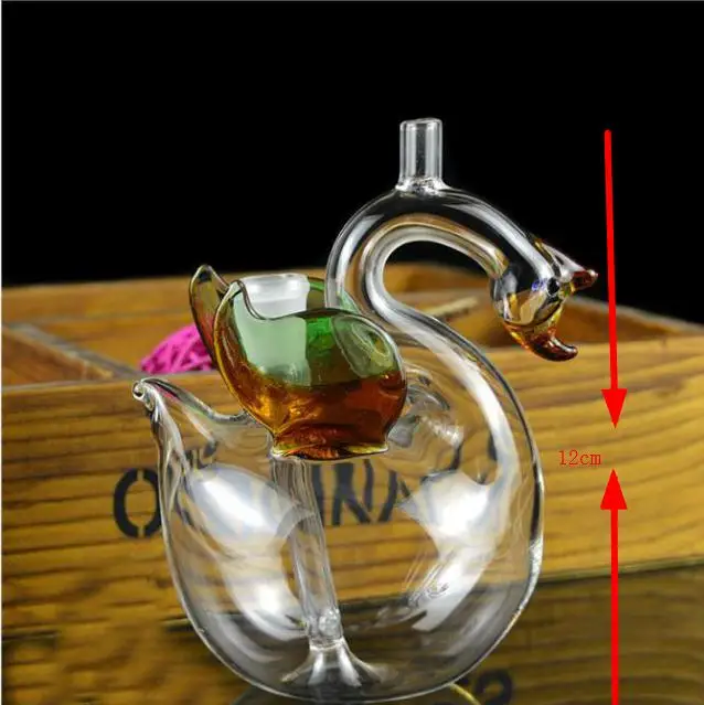 

Creative Glass Smoking Bottle Glass Water Pipe Access, As pic show