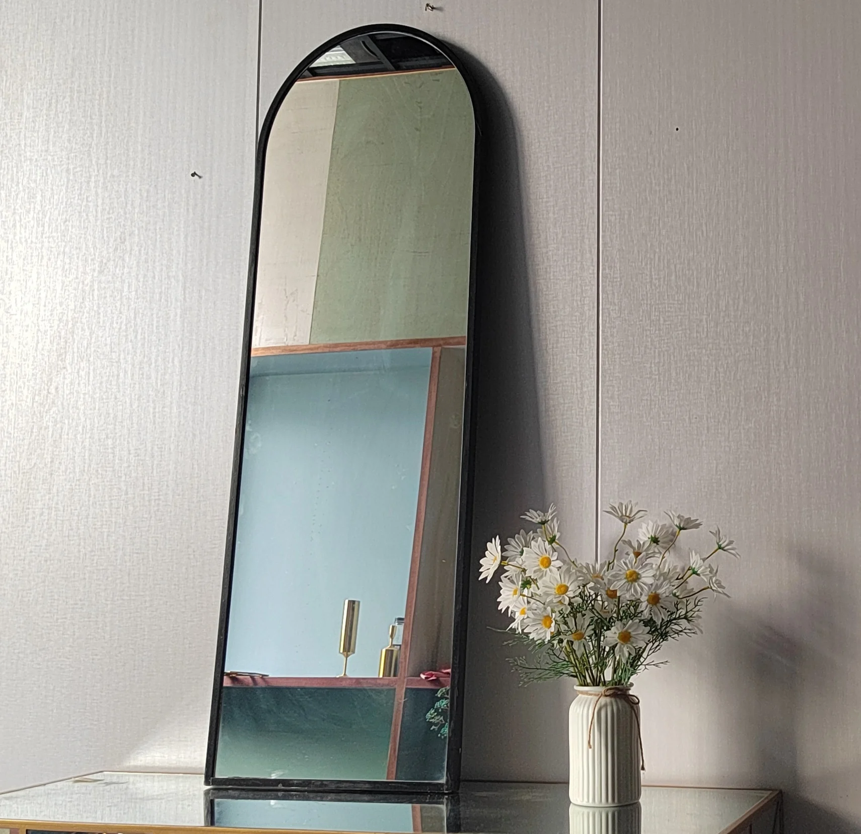 119*39.5cm New Design Simple Large Standing Mirror Dressing Mirror Home Decorative Framed Full Length Mirror
