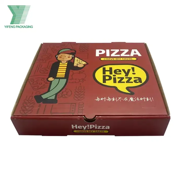 

Wholesale High Quality Cheap Custom Logo Portable Reusable Corrugated Delivery Shipping Box Pizza Box