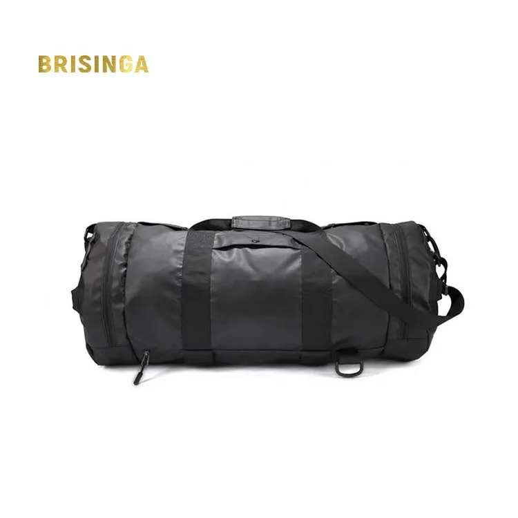 

high quality gym duffel bag reasonable price garment duffel bag ripstop nylon weekend duffel bag, Black