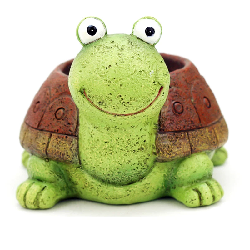 

Roogo tortoise flower pot resin epoxy for art, Customized color
