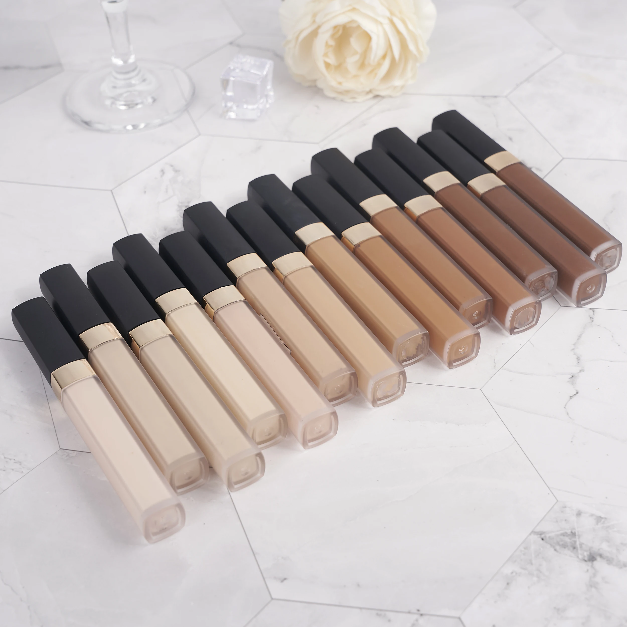 

Factory Wholesale Full Coverage Liquid Concealer Private Label Oem Color Wholesalers Corrector Face Concealer Makeup