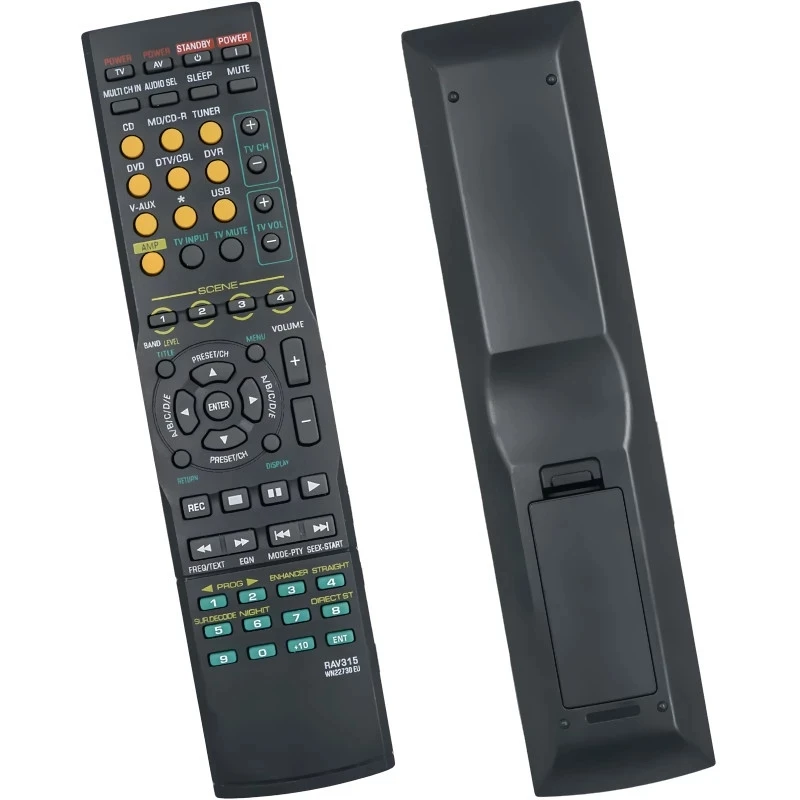 

retail New Remote Control RAV315 For YHT380 WJ409300 HTR-6040 led remote control mando a distancia have stock, Black