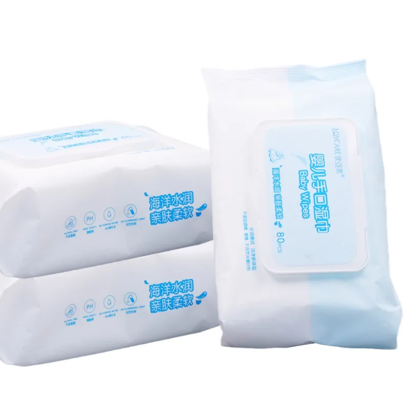

Free Samples of Hospital 80 Pcs Alcohol Free Baby Wipe Malaysia Spunlace Non Woven Fabric Manufacturer Wet Wipe