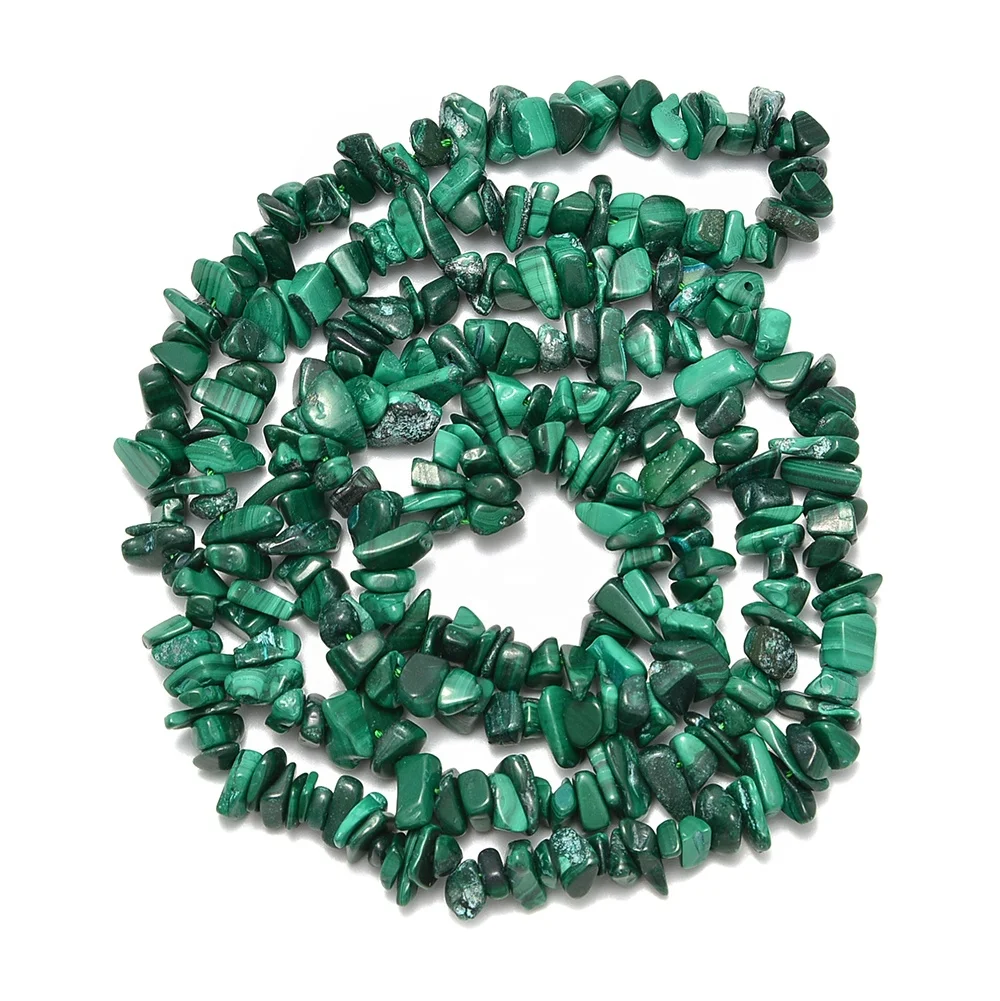 

Nice  34 inch Malachite Chips Beads Stone Chips Jewelry Making