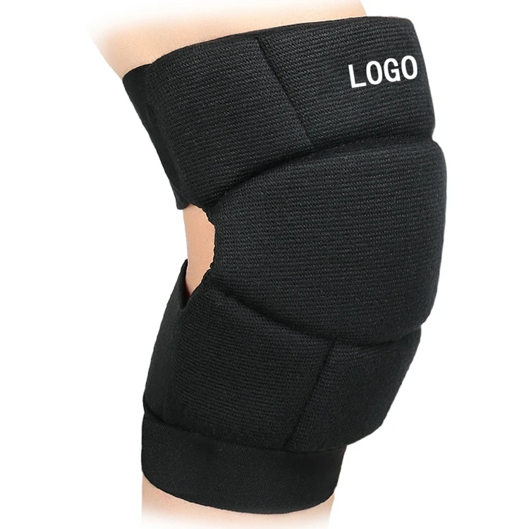 

Anti-collision Thickening Professional Volleyball Goalkeeper Dance Hip-hop Rock Climbing Sponge Knee Protector X-1157, Black