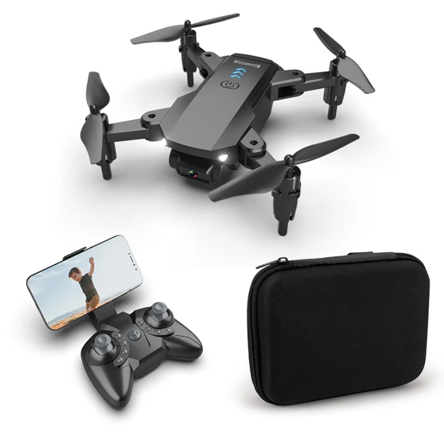 

mini drone with 4k dual camera switch/ speed control/mobile phone control/3D tumble/one click take off, Black/grey white