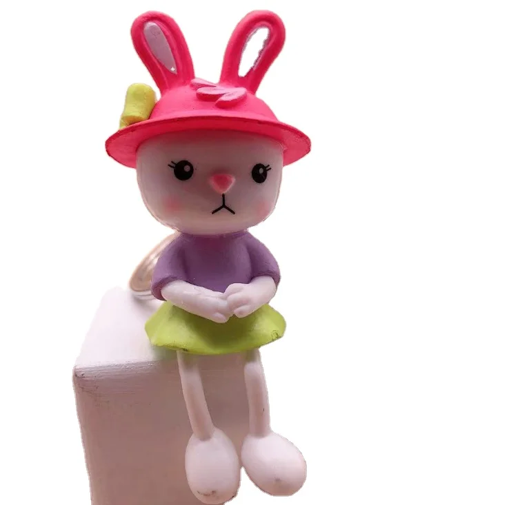 

Creative 3D Cutie bunny key ring bag mobile phone key ring gift promotion