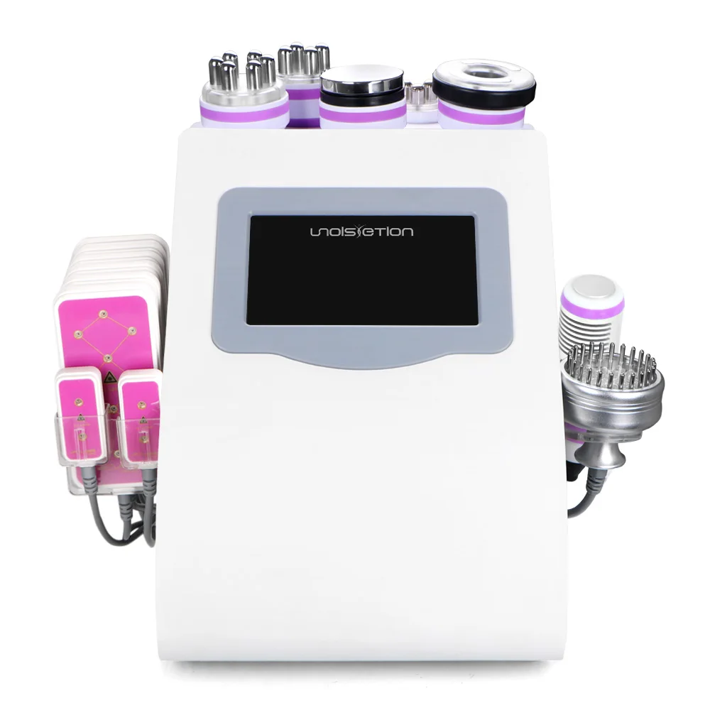 

2021 Hot 9 in 1 Cavitation RF Slimming Machine Therapy Body Shaping Lipolaser Fat Reducing Vacuum Cavitation Machine