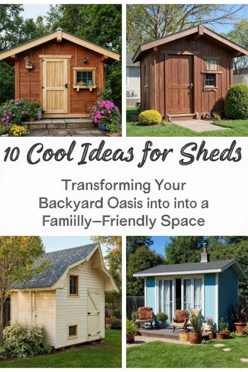 Final transformed backyard shed