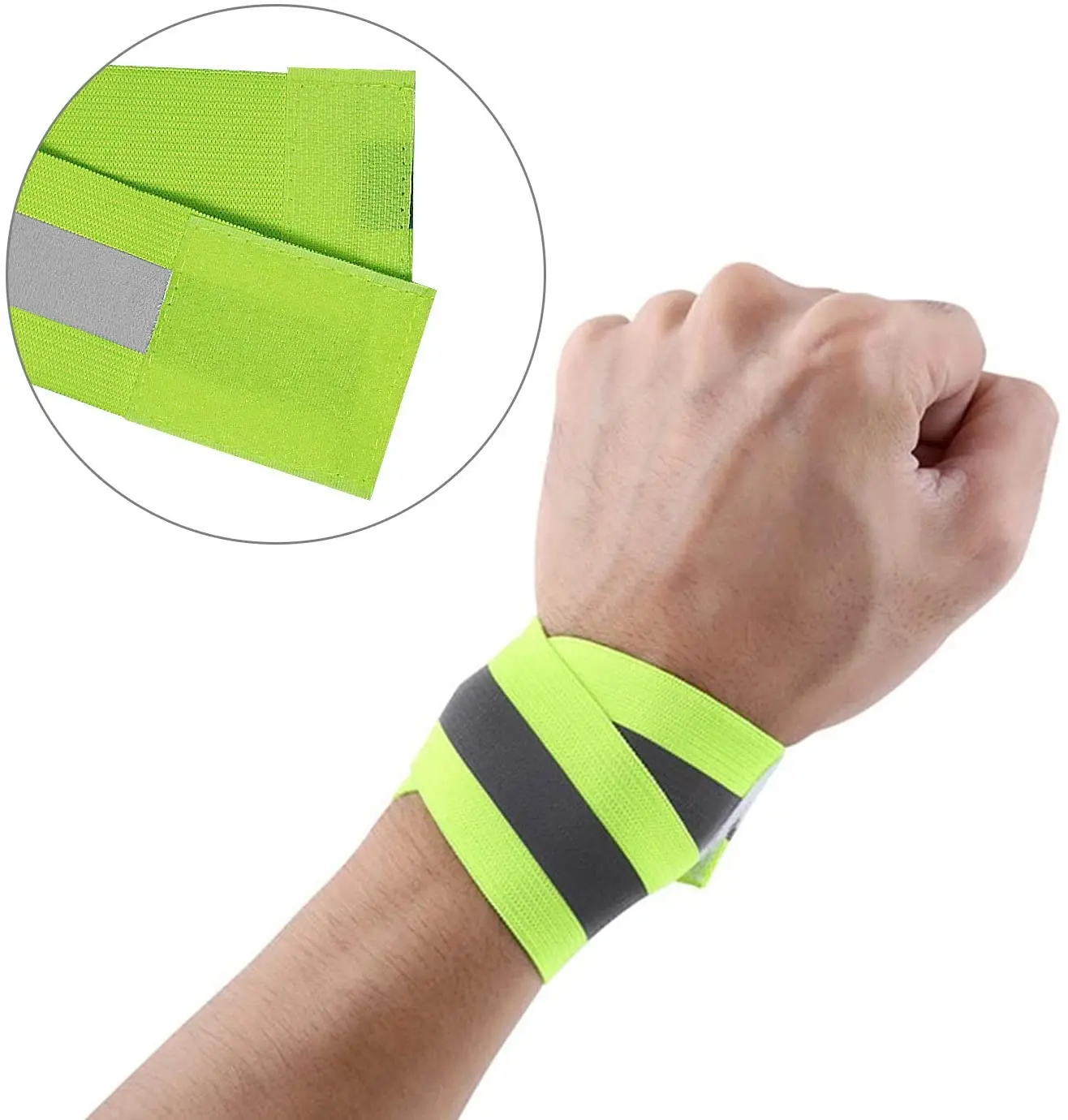 Reflective Bands Reflector Running Gear Adjustable Reflective Armband