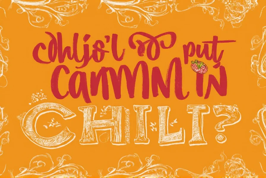 Cumin in chili