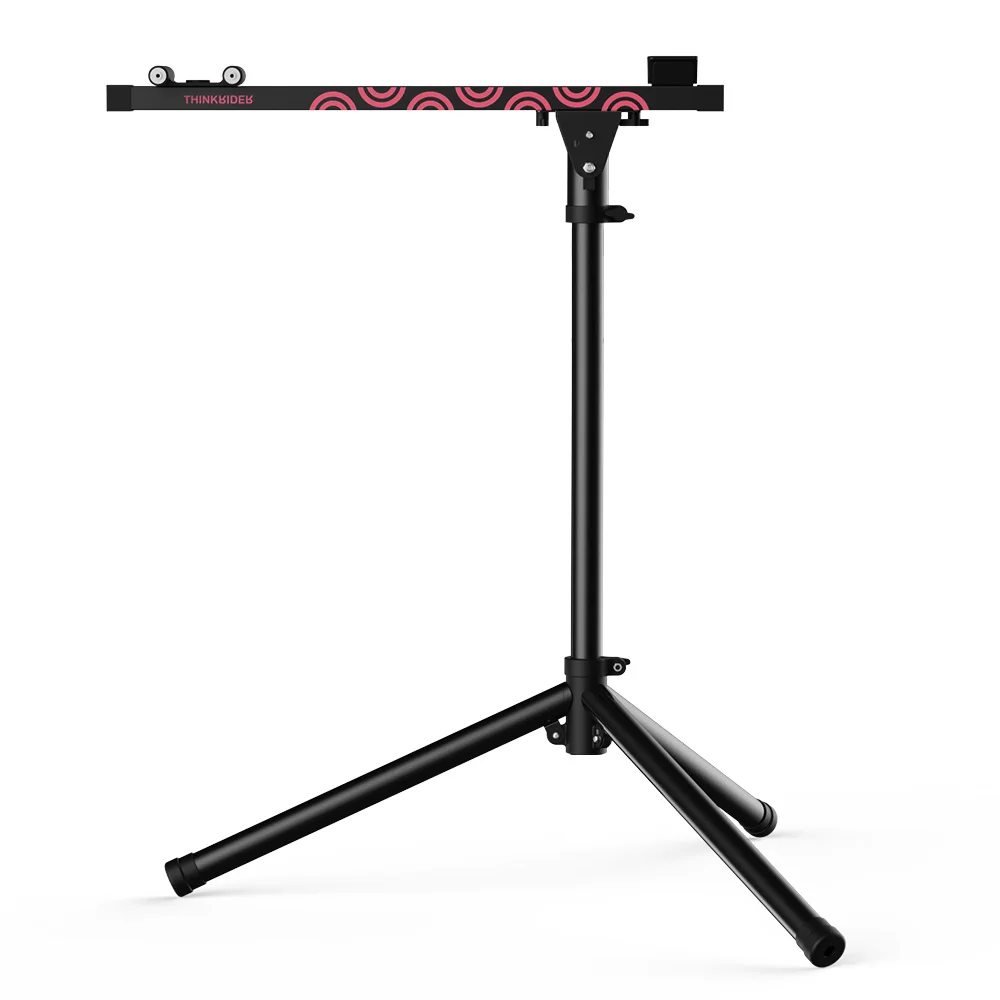 

ThinkRider Bike Repair Stand Professional Adjustable Fold Bike Rack Holder Storage Bicycle Repair Work Stand, Black+pink