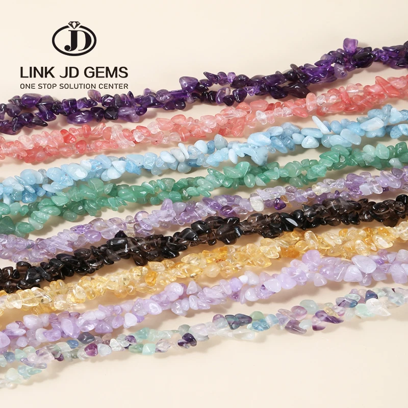 High Quality Gravel Citrines Amethyst Quartz Chips Gemstone Free Shape Loose Stone Beads For Making Bracelets