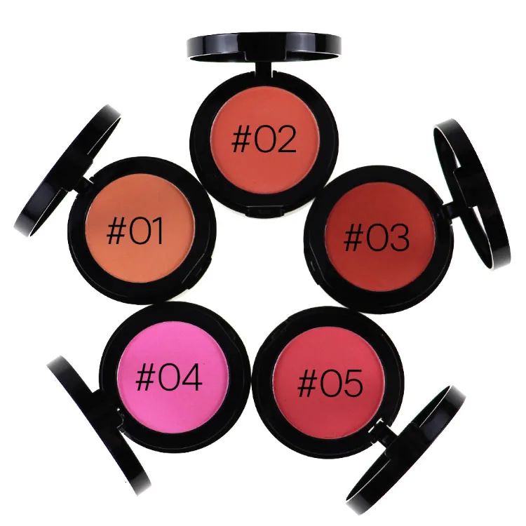 

Wholesale Lightweight Long Lasting Face Makeup single color blush palette mineral blusher