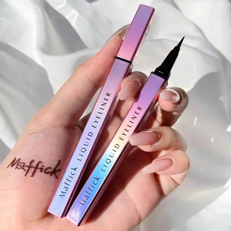 

New Fashion Magnetic Eyeliner Waterproof Magic Adhesive Eyeliner Glue Pen For Eyelashes, Brown red