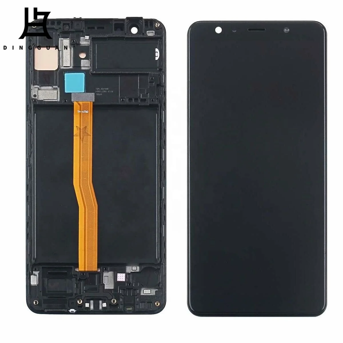 

Replacement mobile phone screen For Samsung Galaxy A7 A750 2018 LCD Screen Touch Digitizer with frame Assembly, Black