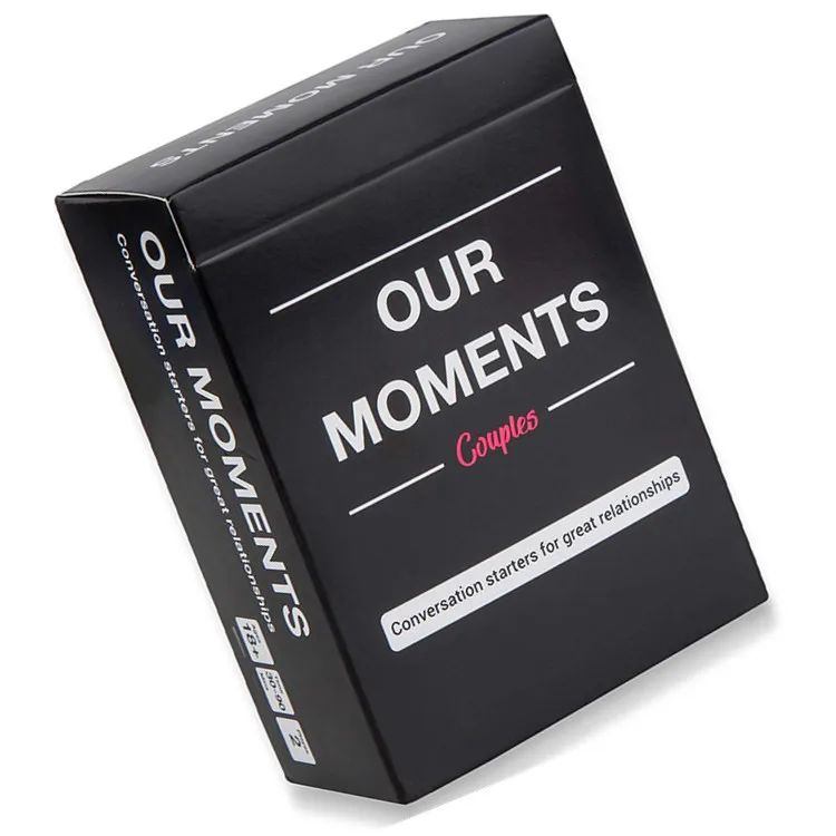 
Our Moments Couples Playing Card Game On Sale 