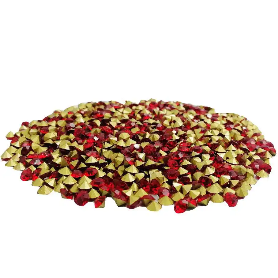 Pointback Glass Chaton Beads,Chaton Beads Rhinestone Chaton 888 Factory