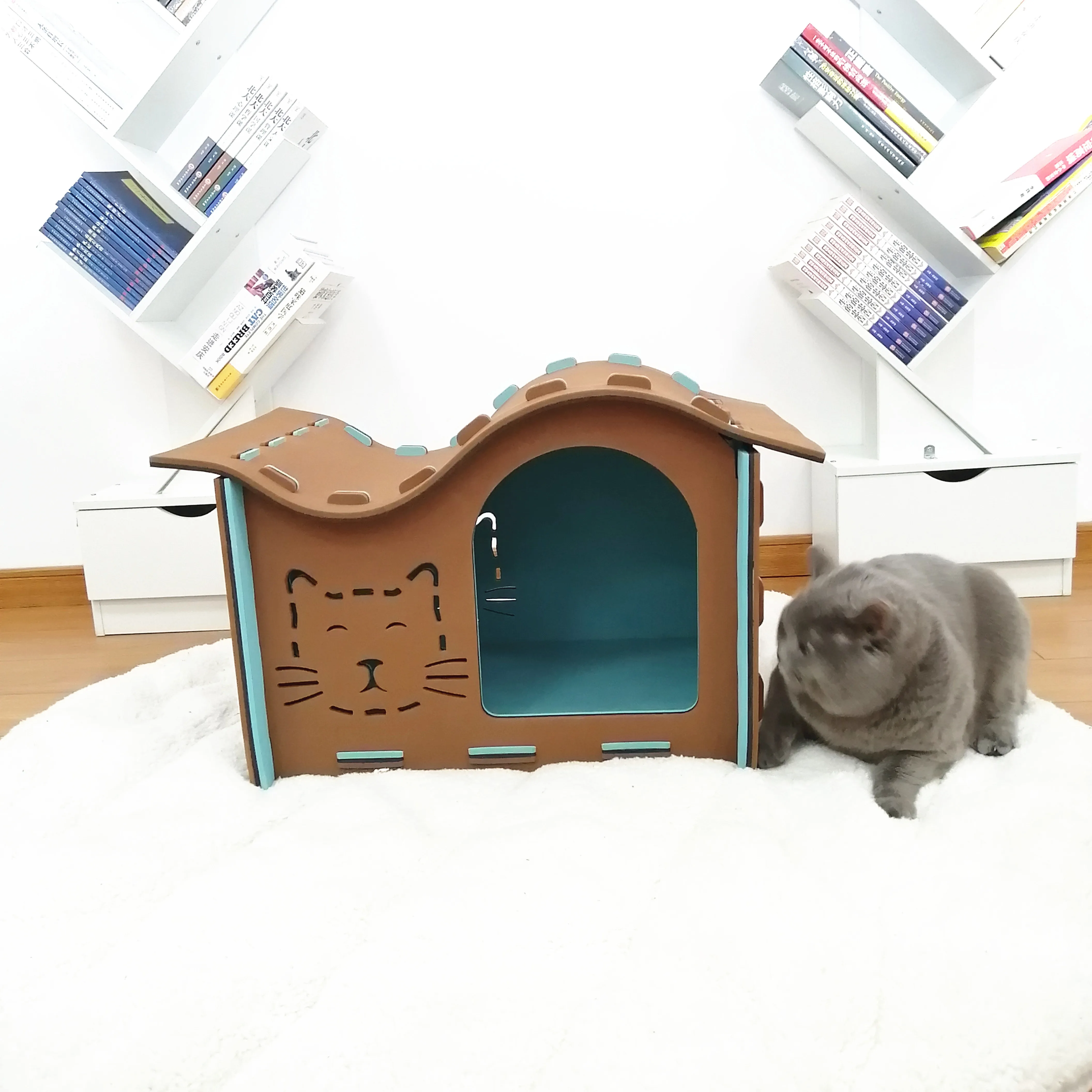 Hot Sale Indoor Cheap Movable Portable Dog Cat Houses For Large Dogs Buy Cheap Dog Houses For Large Dogs Cheap Movable House Cheap Portable Cat House Product On Alibaba Com