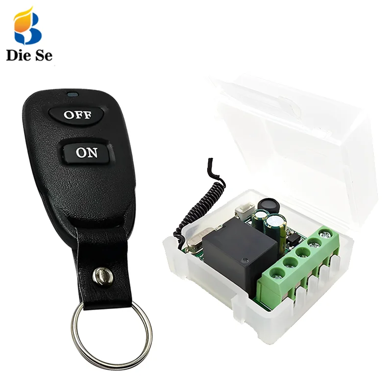 

433MHz Wireless Remote Control Switch AC 220V 1CH RF Relay Receiver and Transmitter for Electric Appliance Power On/Off