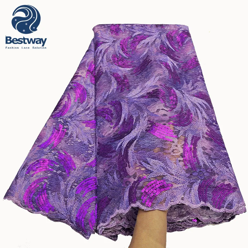 

Bestway Latest Sequins embroidery french lace designs Net lace Fabrics african lace fabric, Multi-color