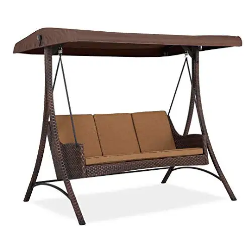 Outdoor Garden Rattan Furniture All Weather Pe Wicker Patio Swing Outdoor Garden Rattan Furniture All