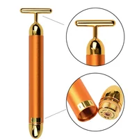 

Hot sale cheap energy Beauty bar Slimming Face 24k Gold Vibrating Facial massage