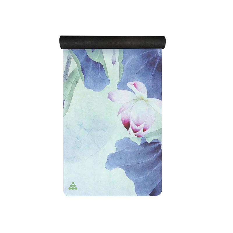 

Top Manufacturer Customised Natural Rubber Fiber Size Suede Yoga Mat, Customized