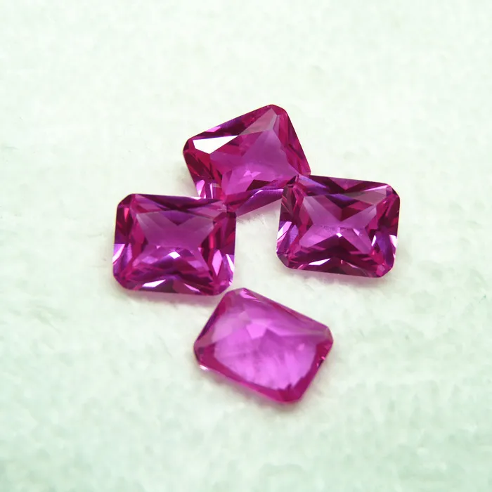 Price Per Piece Natural Ruby Rose Cut Gemstone Octagon