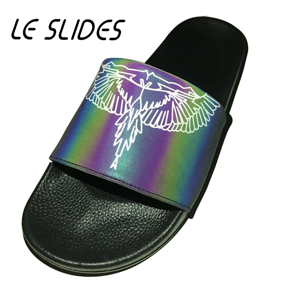 

Factory Wholesale Personalized Indoor Designer Women Sandals Unisex Men's Slides Laser Custom Slippers Flip-flops Slippers, Multicolor