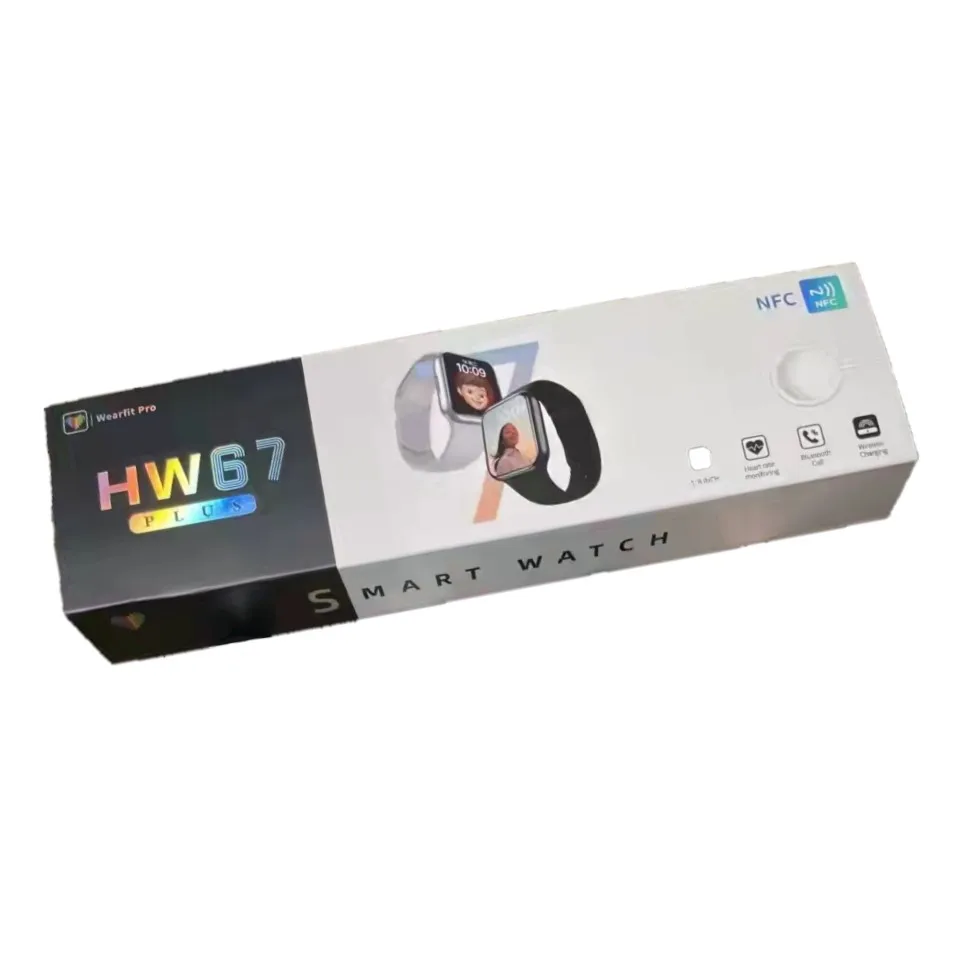 

1.9" wireless charging hw67plus smartwatch reloj intelligent upgrade hw57 series 7 6 hw67 plus smart watch