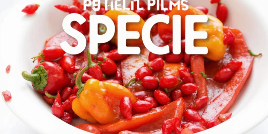 Dried chili pepper selection