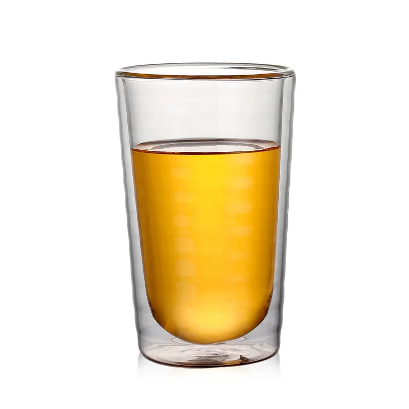 

270ml Clear High Borosilicate glassware glass water tea beer cup with logo, Any color is available