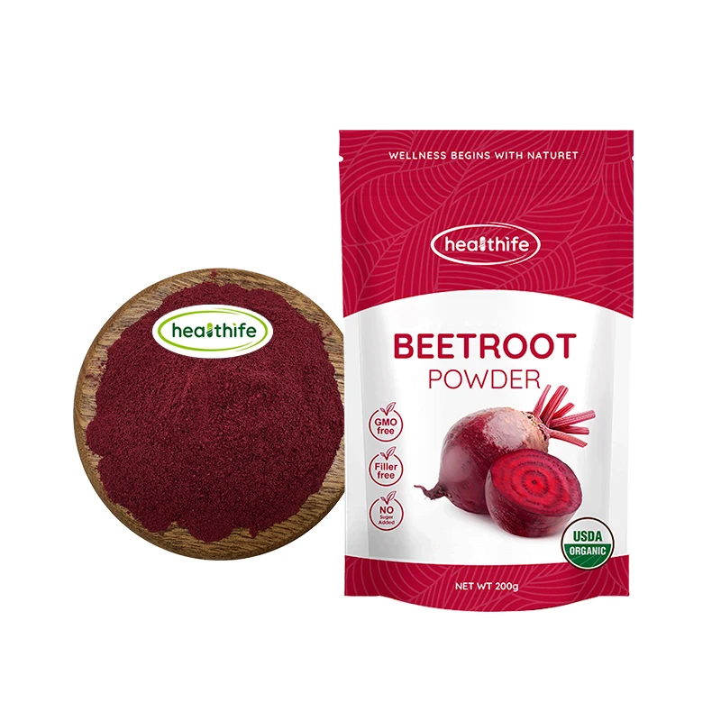 

Healthife EU & USDA Certified Organic Red Beet Root Powder Beetroot Powder