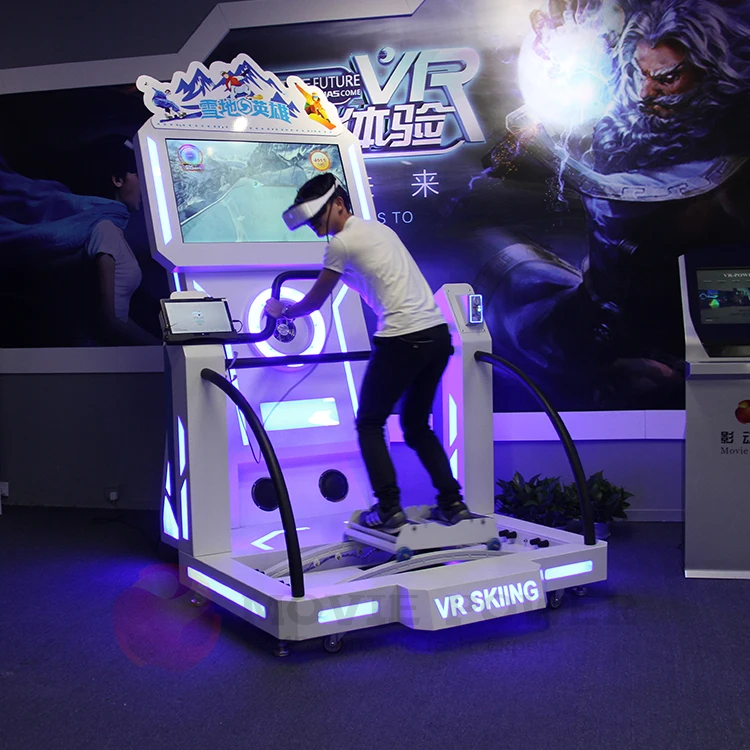 

New Technology Easy To Operated Popular Arcade Game Machine 9D VR Skiing Simulator Ski Machine for Indoor Playland, Welcomed customized