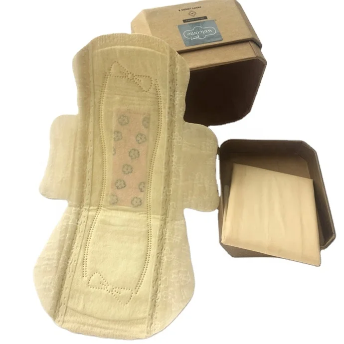 

Organic cotton sanitary pads for women loose softcare mini size sanitary pads